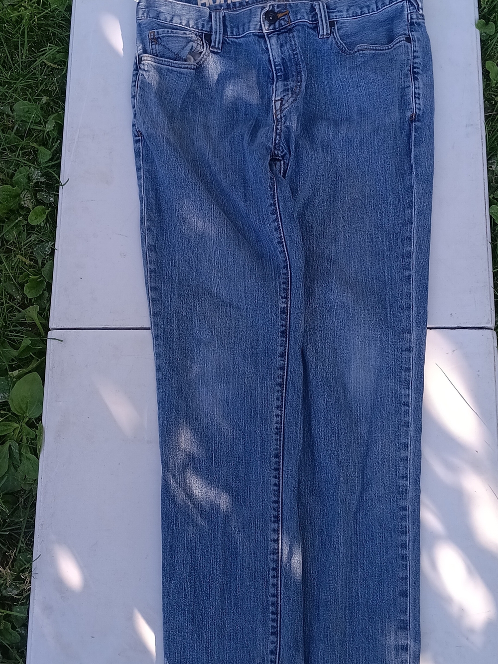 Hurley Men's Straight-Leg Medium Blue Jeans